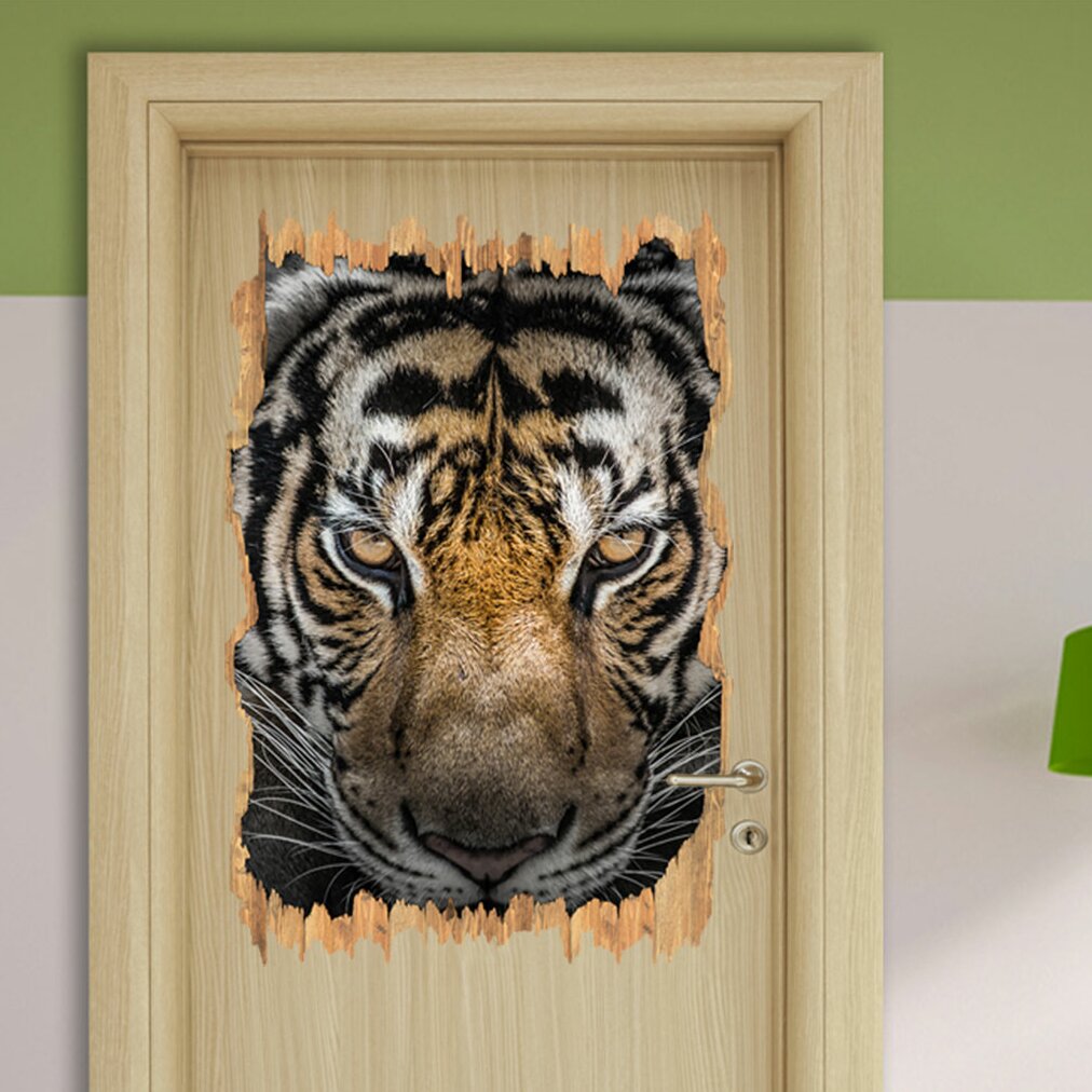 Wandtattoo Tiger mit hellbraunen Augen