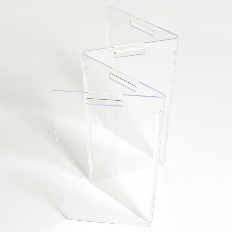Clear Zig Zag Pet Gate, 4-Panel, 30" H x 60" W x 0.25" D