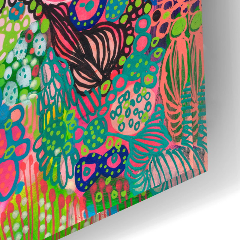 «Epic Art» Sun Shine2 par Noemi Ibarz, art mural en verre acrylique, 12 po x 16 po