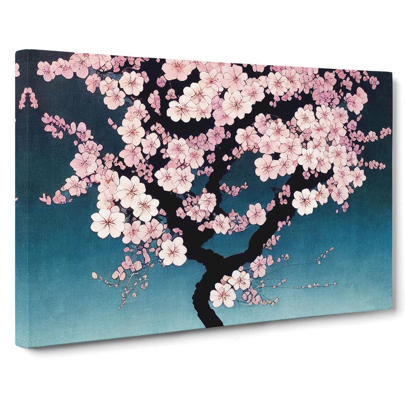 Unbelievable Cherry Blossom Tree Flowers - Wrapped Canvas Print, 35cm H x 50cm W x 3cm D