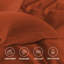 4 Piece Complete Bedding Set Duvet Cover Set With Fitted Bed Sheet & Pillowcases-111011613-111011593