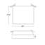 Coussin de chaise d'extérieur à double passepoil 20 po x 19,5 po x 4 po-615522001