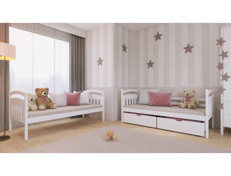 Gabi European Single (90 X 200 Cm) Bunk Bed, Olive