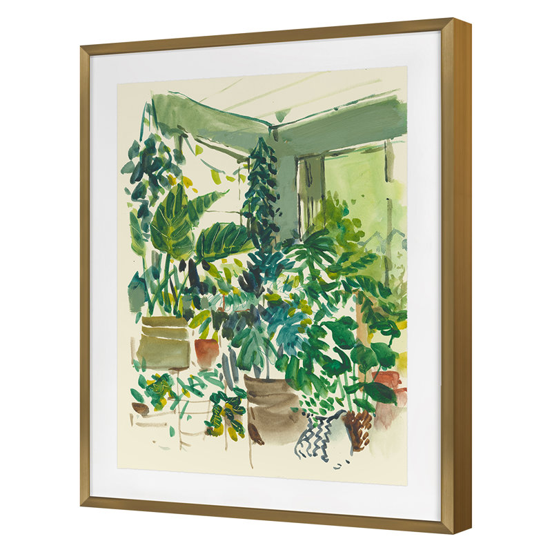 Sun Room A Print by PC Ngo, Gold Framed, 20" H x 16" W