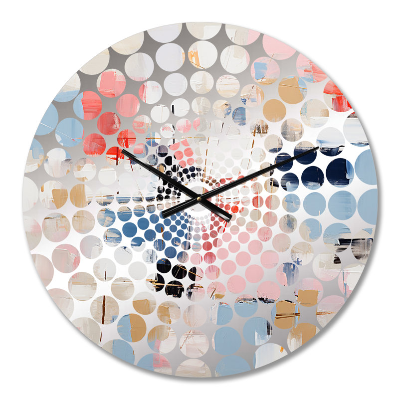 Speegle - Horloge murale peinture abstraite, Petit