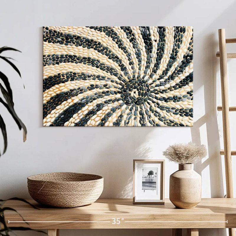 Mosaïque de galets Avery Sun, H 16 po x l 24 po