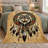 1pc Wolf Dreamcatcher Blanket, Native American Wolf Head Spiritual Symbol Flannel Throw, Super Soft Cozy Lightweight Warm Blanket for Sofa Couch Bed Living Room Dorm Office Travel, Home Decor All‑Season Gift,-135920934
