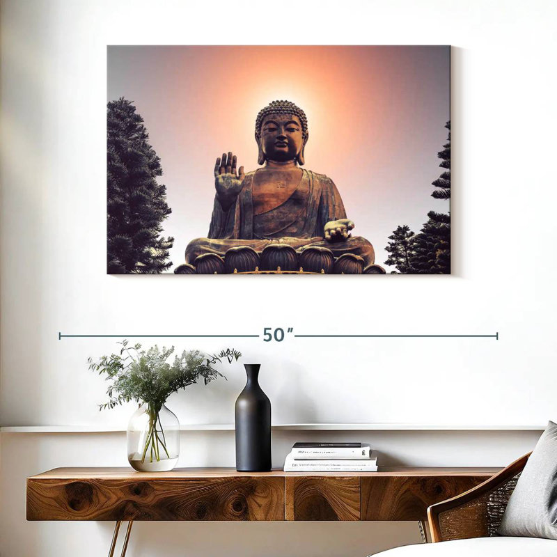 Bouddha géant Adella, H 26 po x l 39 po