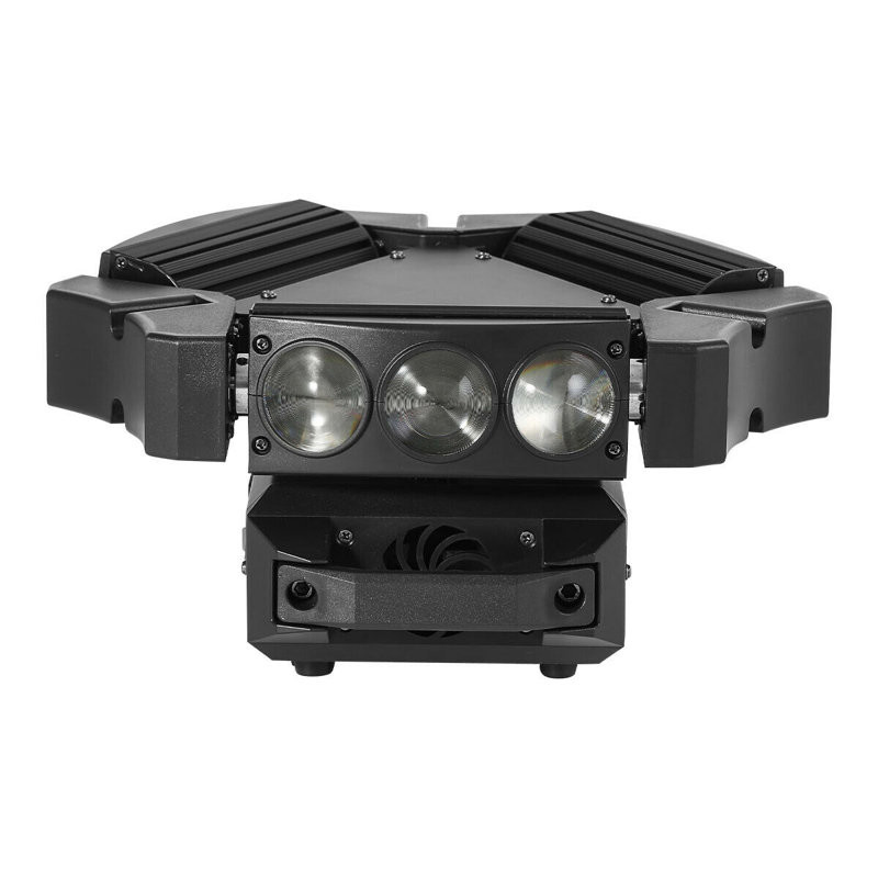 Lumière principale mobile à 9 lumières DEL Spider
