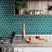 Tribeca 2" Hex Glossy 11-1/8 " x 12-5/8 " Porcelain Mosaic Floor & Wall Tile-49923962