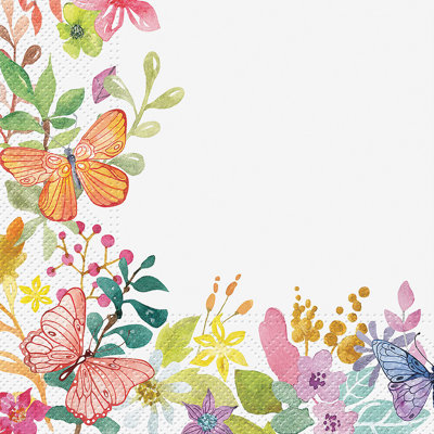 Serviettes jetables en papier Basic