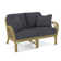 Edgewater 56" Flared Arm Loveseat