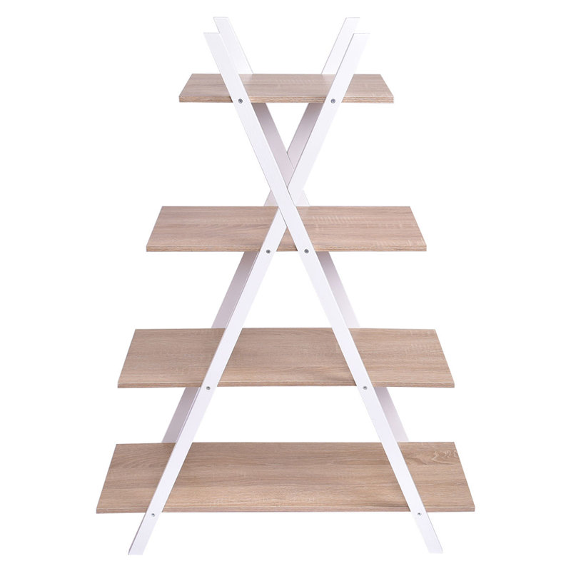 Lopez X-Shape 4-Tier Display Shelf