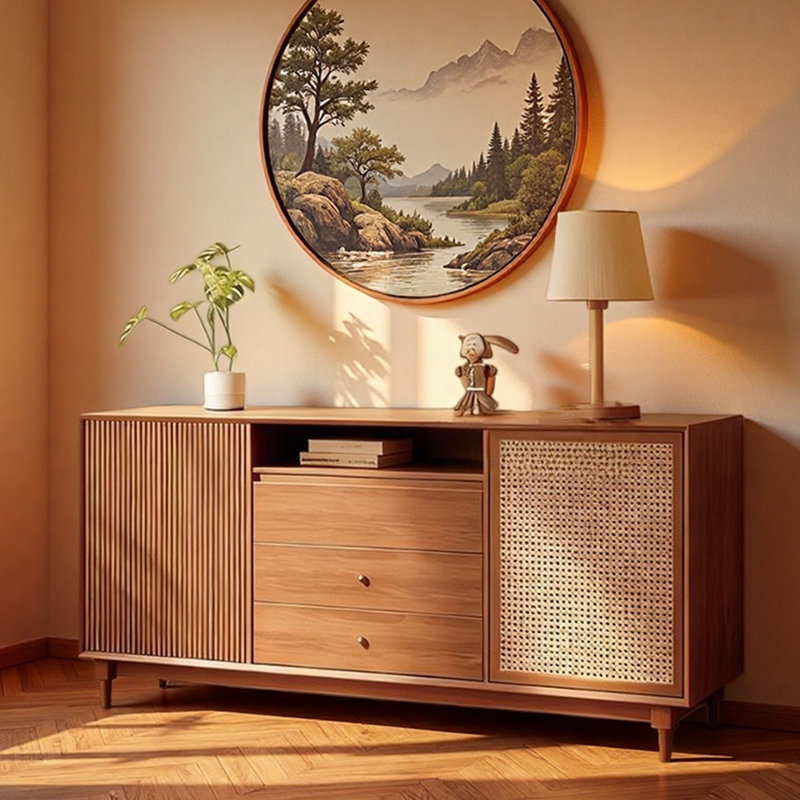 Nouvelle console en bois massif de style chinois, H 35,4 po x l 63 po x P 15,7 po