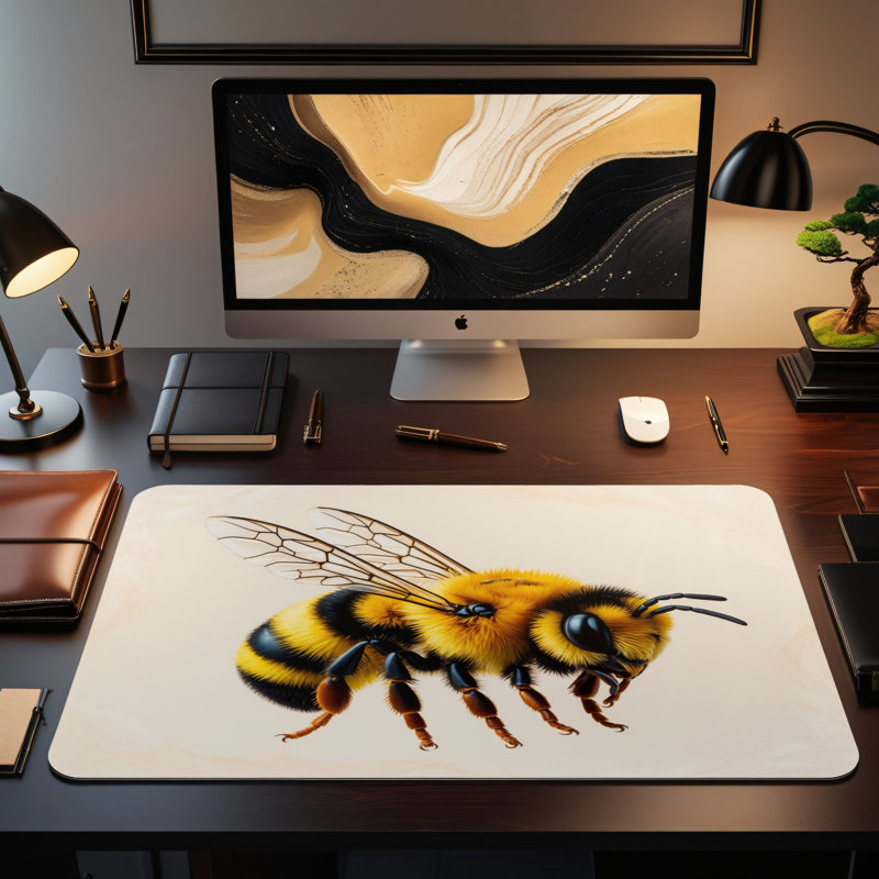 Polyester Desk Pad, 31.5x15.5