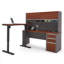 Ensemble de bureau d'ordinateur avec huche 3 pièces Aurea-27073952-27073953