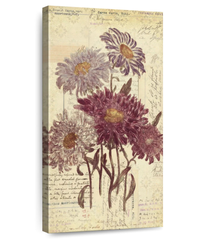 Classic Flowers, 24" H x 12" W