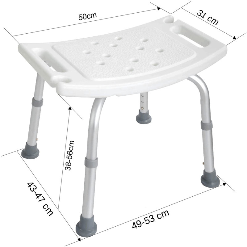 Baen Height Adjustable Shower Bench