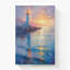 «Sunset Sail v2», grande impression sur toile-2146118142