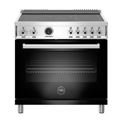 Bertazzoni 36" 5.7 Cubic Feet Electric Free Standing Range with Induction Cooktop
