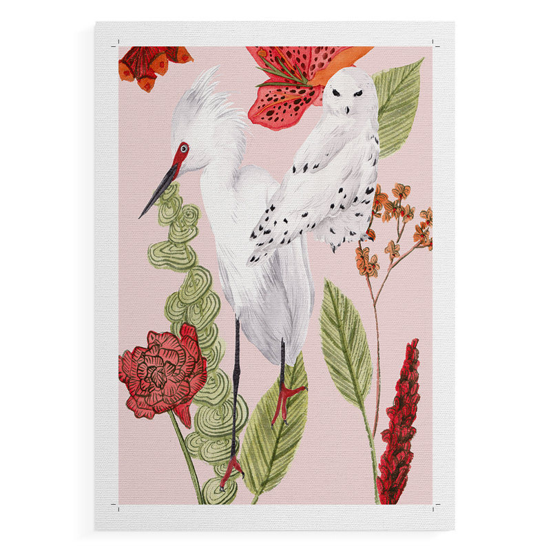 Birds in Motion III - Impression sur toile seulement - NON-CADRE, H 60 po x l 40 po