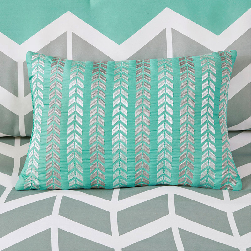 Full/Queen Comforter Set, Aqua, Full/Queen Comforter + 4 Additional Pieces