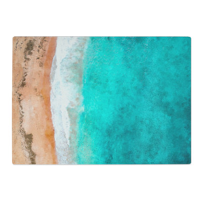 Tempered Glass Sydney Australia Beach Chopping Board
