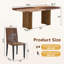 Ensemble de table de salle à manger à double caisson-112473207-112803881