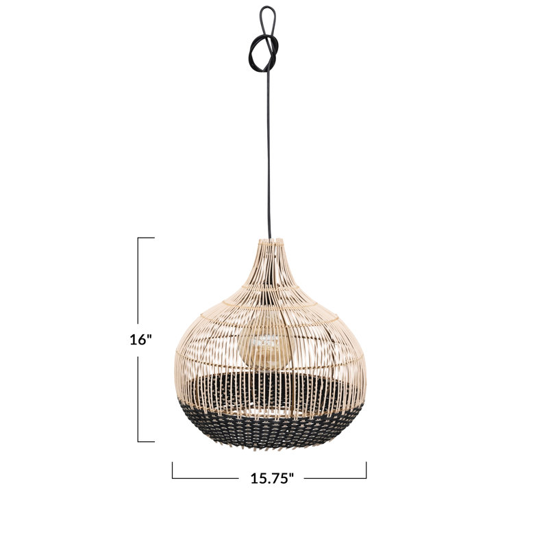 Yusuke 1 - Light Brown Single Pendant
