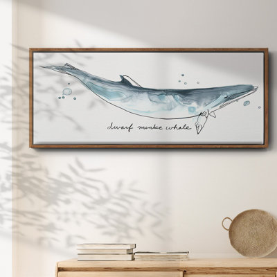 Baleine I - toile encadrée