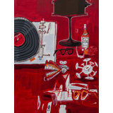 Old School Playlist Print by Carlos Davila Rinaldi