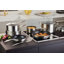 Circulon Stainless Steel Induction Cookware Set with SteelShield Hybrid Stainless and Nonstick Technology, 11 piece