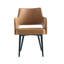 Chaise rembourrée en cuir Tremont-1630156740