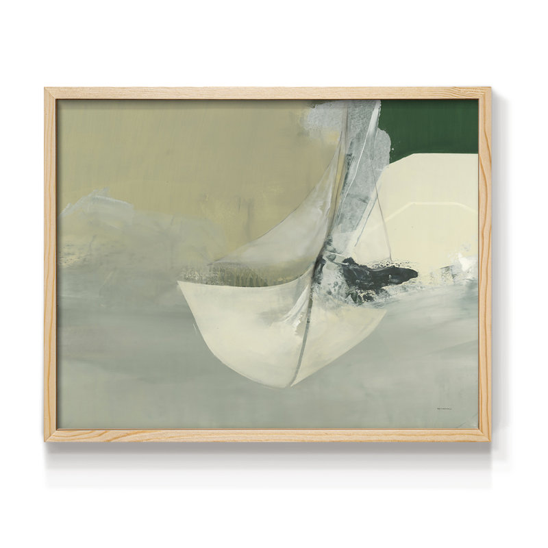 Via Dolce I -Framed Print - Restickable, Naturel, H 11 po x l 14 po