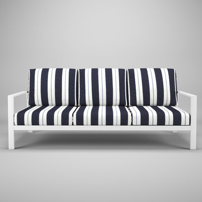 Townsend Metal Outdoor Sofa With Sunbrella Cushion