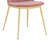 Tortez Velvet Upholstered Metal Side Chair-627103775