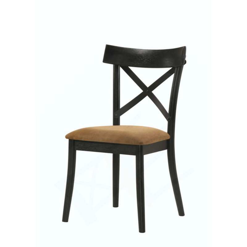 Élégant ensemble de chaises d'appoint en cuir Aire, parfait pour les repas modernes et les sièges confortables