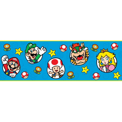 Nintendo Super Mario Characters Border Decal