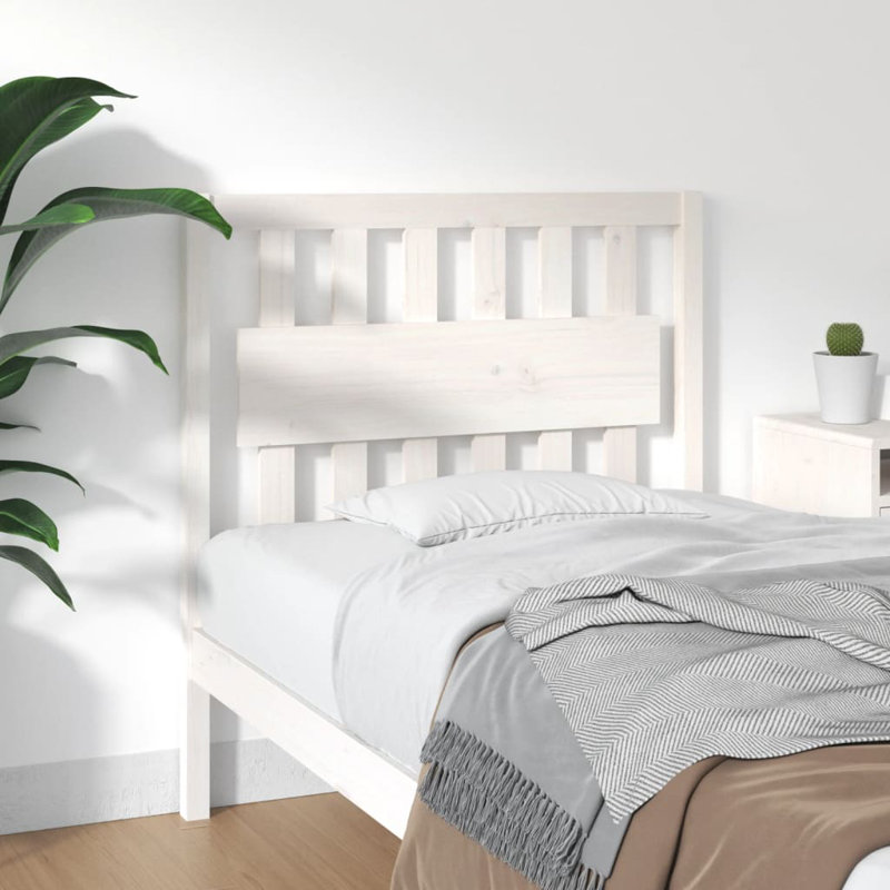 Messinger Solid Wood Headboard, Beige, 141 x 100 cm