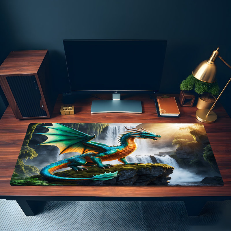 Polyester Desk Pad, 14.4x12.1