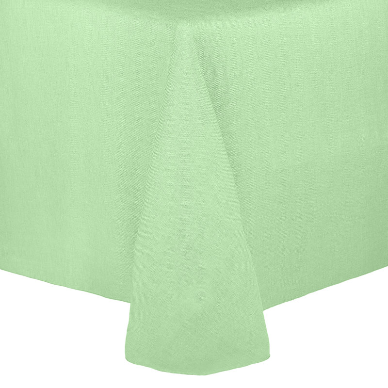 Ultimate Textile Square Tablecloth, Mint, 2, 120" x 120"