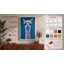Painted Alpaca Whimsical 1 Piece Wrapped Canvas Wall Art-136719369-136719372