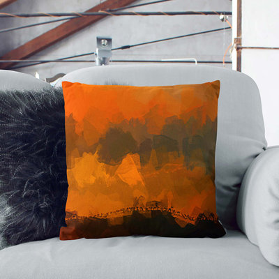 Abstract Square Throw Cushion