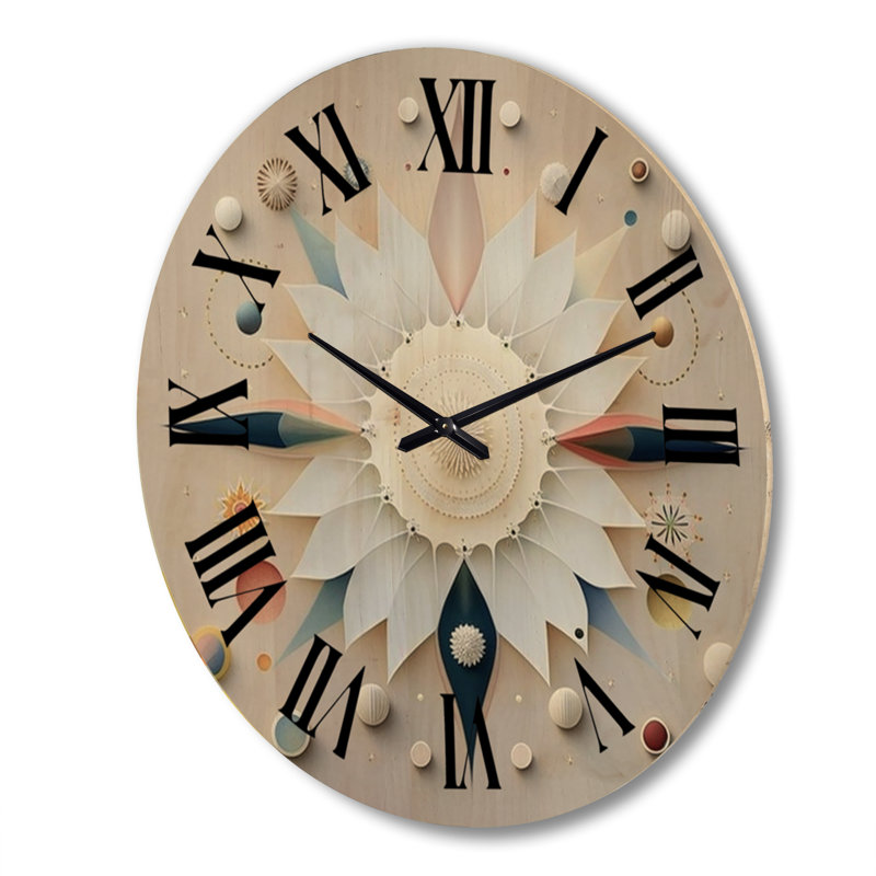 Horloge murale surdimensionnée en bois, Très grand