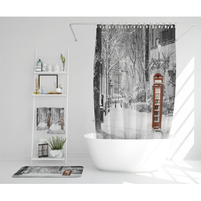 Nashelle Polyester Shower Curtain Set
