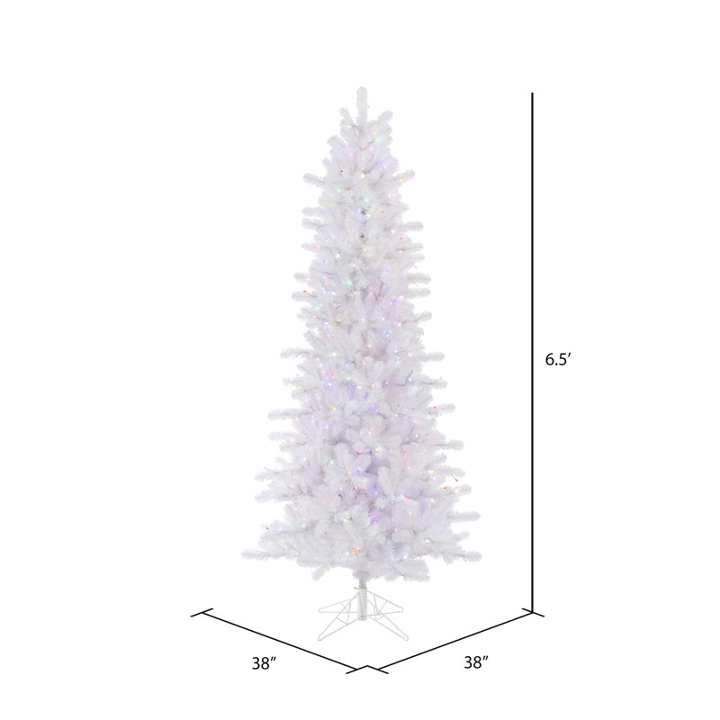 6.5' H Lighted Artificial Pine Christmas Tree