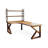 Walnut L-Shaped Solid Wood desk