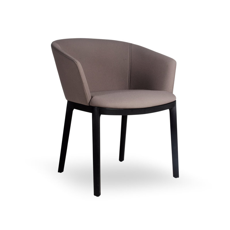 Rest Upholstered Arm Chair, Taupe