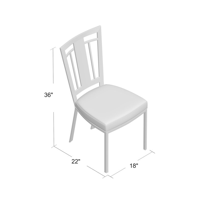 Chaise de salle à manger Abdulrazaq, Gris