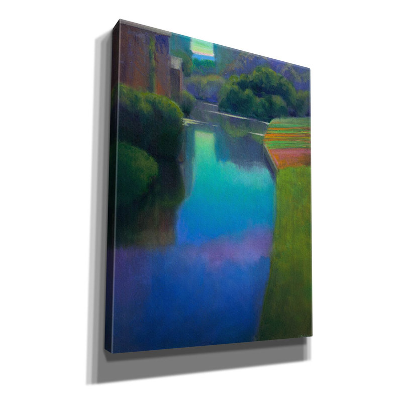 Gianncarlo Red Barrel Studio «Dusk At Contevoir» par Ian Roberts, art mural sur toile, L 12 po x H 16 po